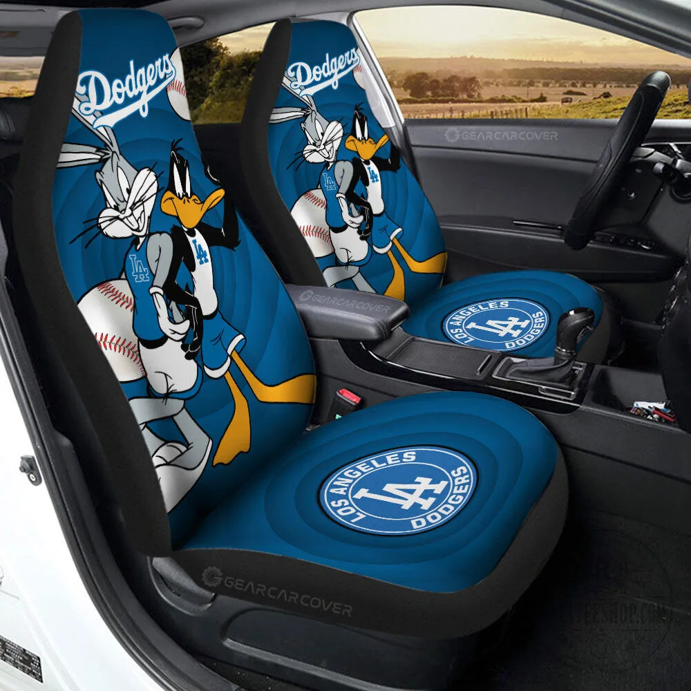 Los Angeles Dodgers Bugs Bunny Daffy Duck Baseball Car Seat Covers 6 Los Angeles Dodgers Bugs Bunny Daffy Duck Baseball Car Seat Covers