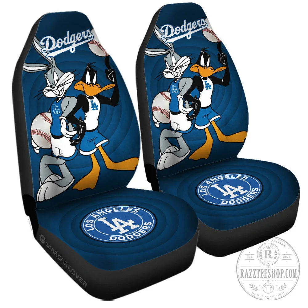 Los Angeles Dodgers Bugs Bunny Daffy Duck Baseball Car Seat Covers 7 Los Angeles Dodgers Bugs Bunny Daffy Duck Baseball Car Seat Covers