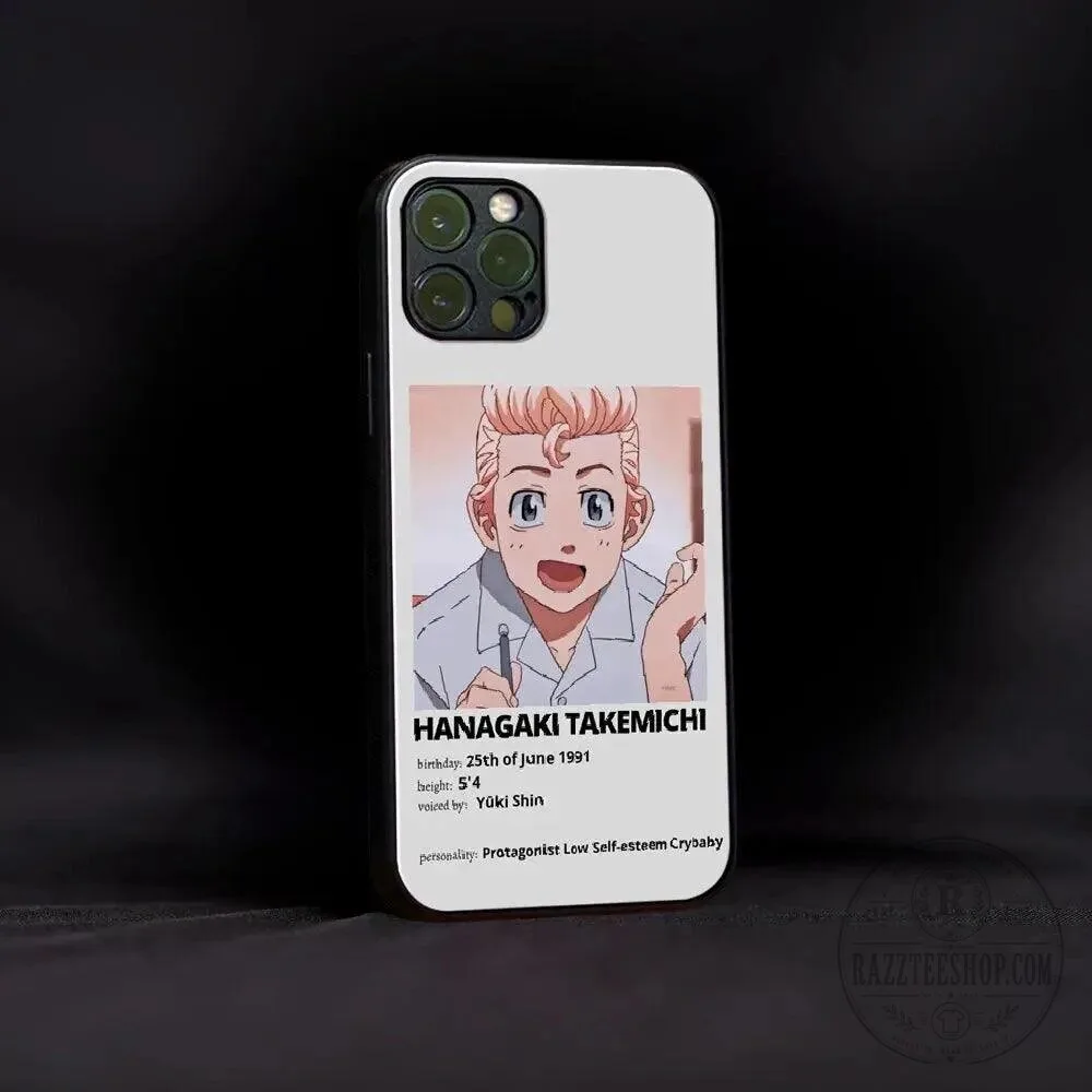 Hanagaki Takemichi Anime Character Biography iPhone Phone Case