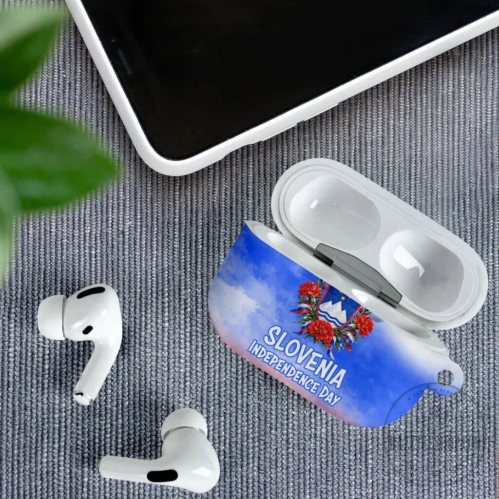 Slovenia Independence Day Lipizzan Horse Red Carnation AirPods Case 13 Slovenia Independence Day Lipizzan Horse Red Carnation AirPods Case