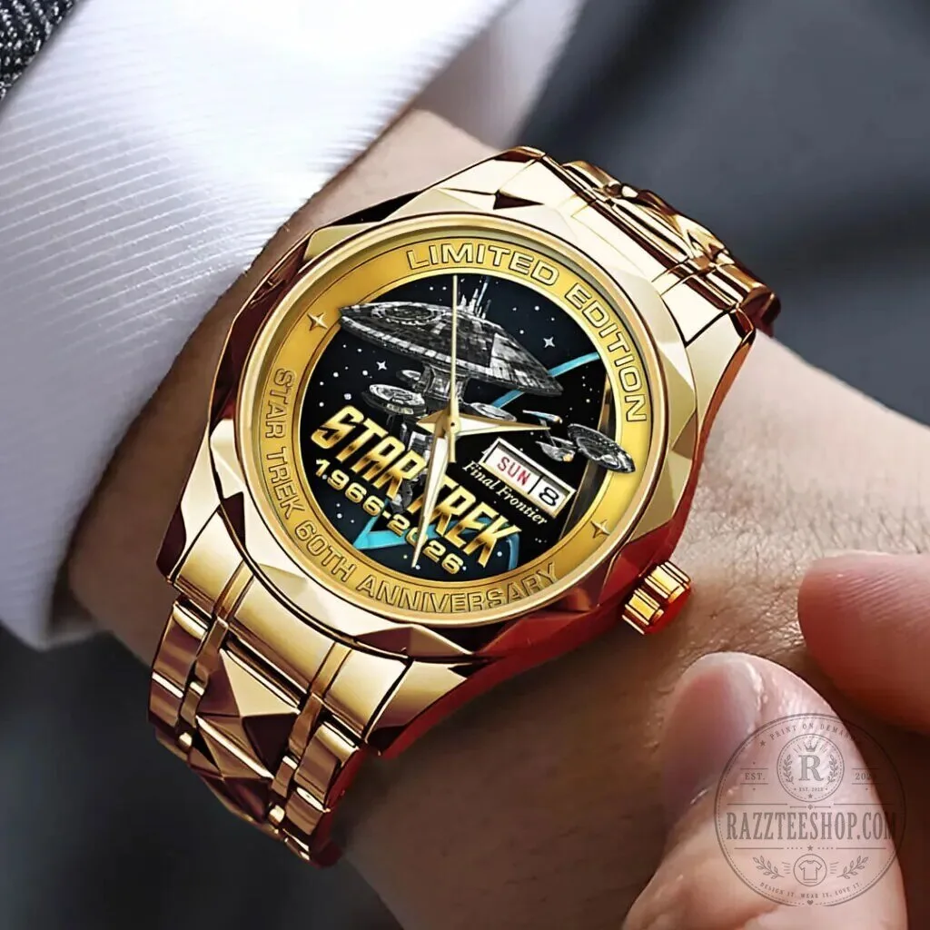 Star Trek 60th Anniversary Limited Edition Gold Quartz Watch 11 Star Trek 60th Anniversary Limited Edition Gold Quartz Watch