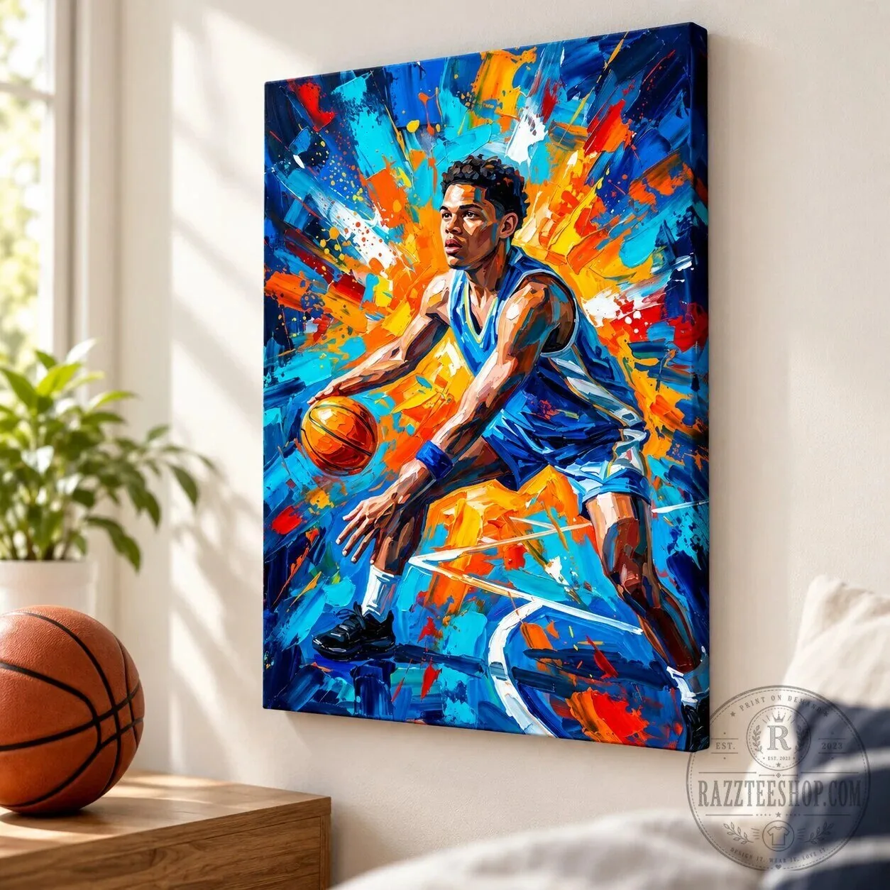 American Football Player Oil Painting Style Canvas Wall Art 8 American Football Player Oil Painting Style Canvas Wall Art