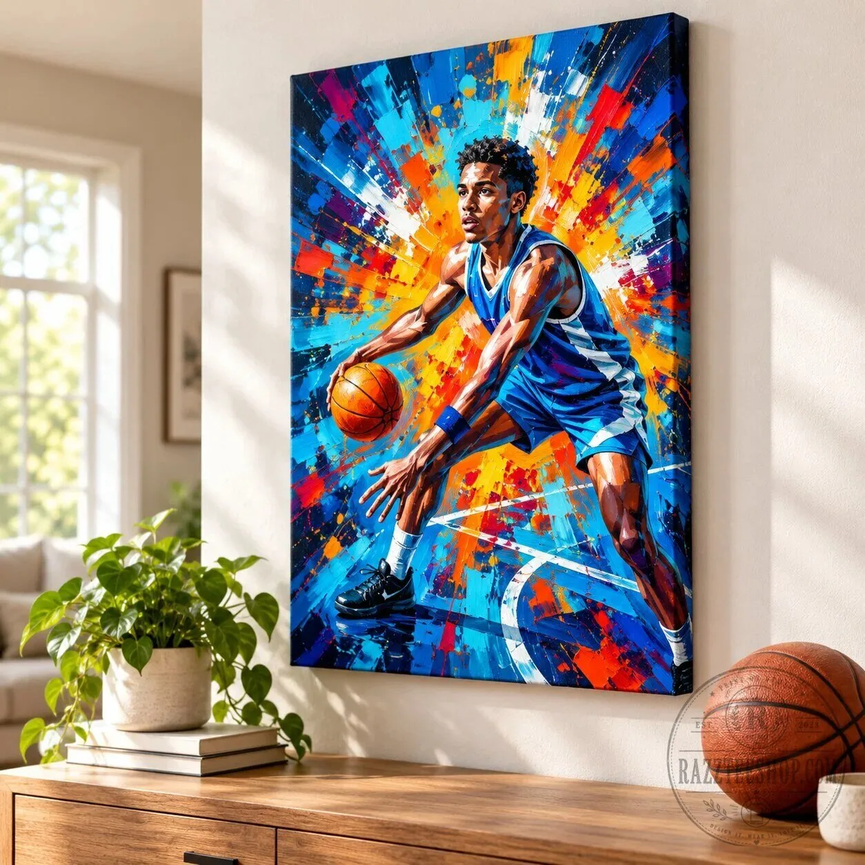 American Football Player Oil Painting Style Canvas Wall Art 12 American Football Player Oil Painting Style Canvas Wall Art