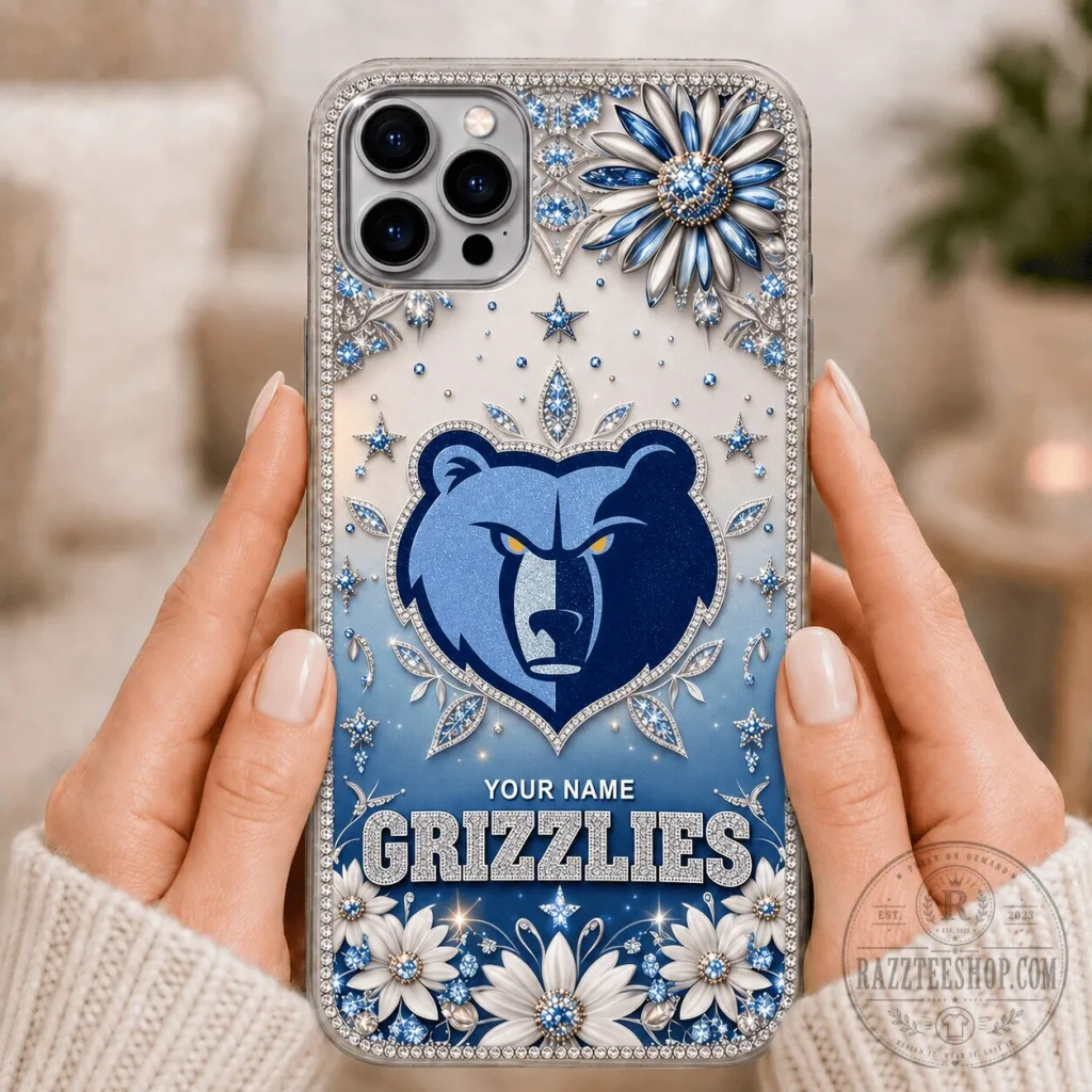 Memphis Grizzlies NBA Basketball Team Custom Name Phone Case for iPhone Memphis Grizzlies NBA Basketball Team Custom Name Phone Case for iPhone