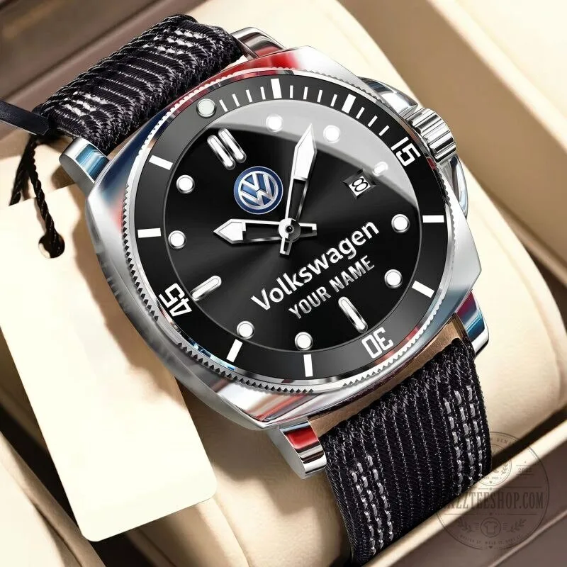 Volkswagen Personalized Luxury Fashion Men's Sport Watch with Blue Dial 17 Volkswagen Personalized Luxury Fashion Men