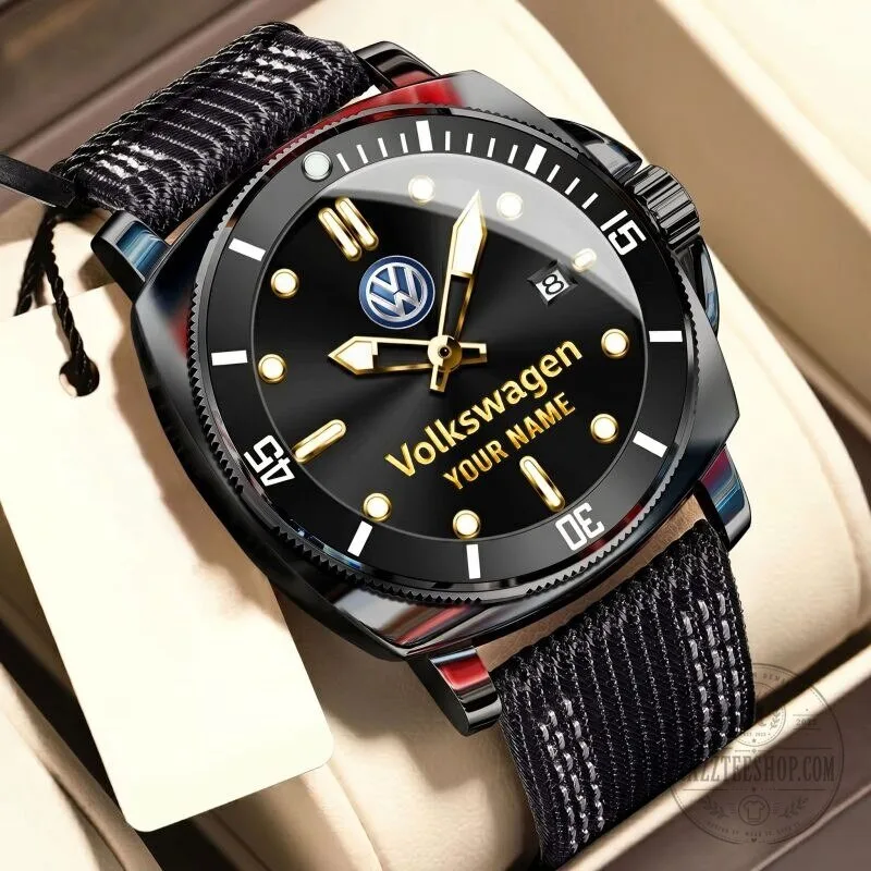 Volkswagen Personalized Luxury Fashion Men's Sport Watch with Blue Dial 19 Volkswagen Personalized Luxury Fashion Men