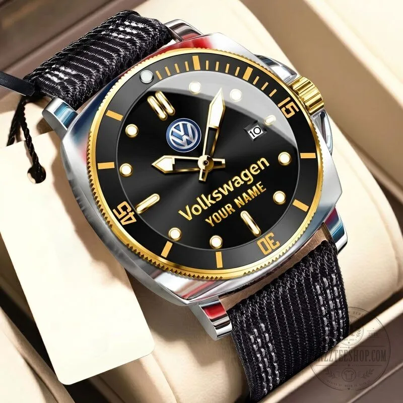 Volkswagen Personalized Luxury Fashion Men's Sport Watch with Blue Dial 20 Volkswagen Personalized Luxury Fashion Men