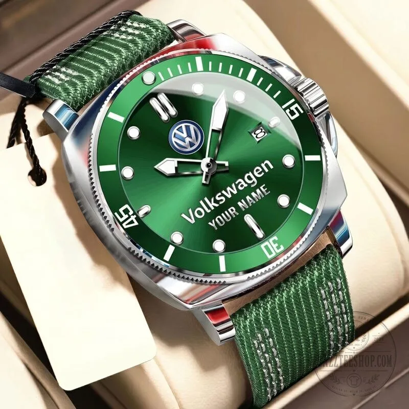 Volkswagen Personalized Luxury Fashion Men's Sport Watch with Blue Dial 21 Volkswagen Personalized Luxury Fashion Men