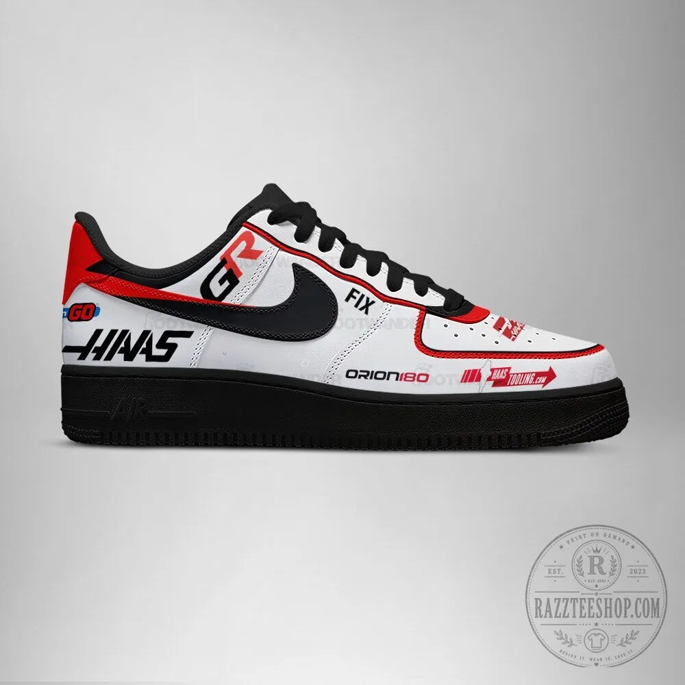 Haas F1 Team Formula One Racing Car Custom Fan Shoes 8 Haas F1 Team Formula One Racing Car Custom Fan Shoes