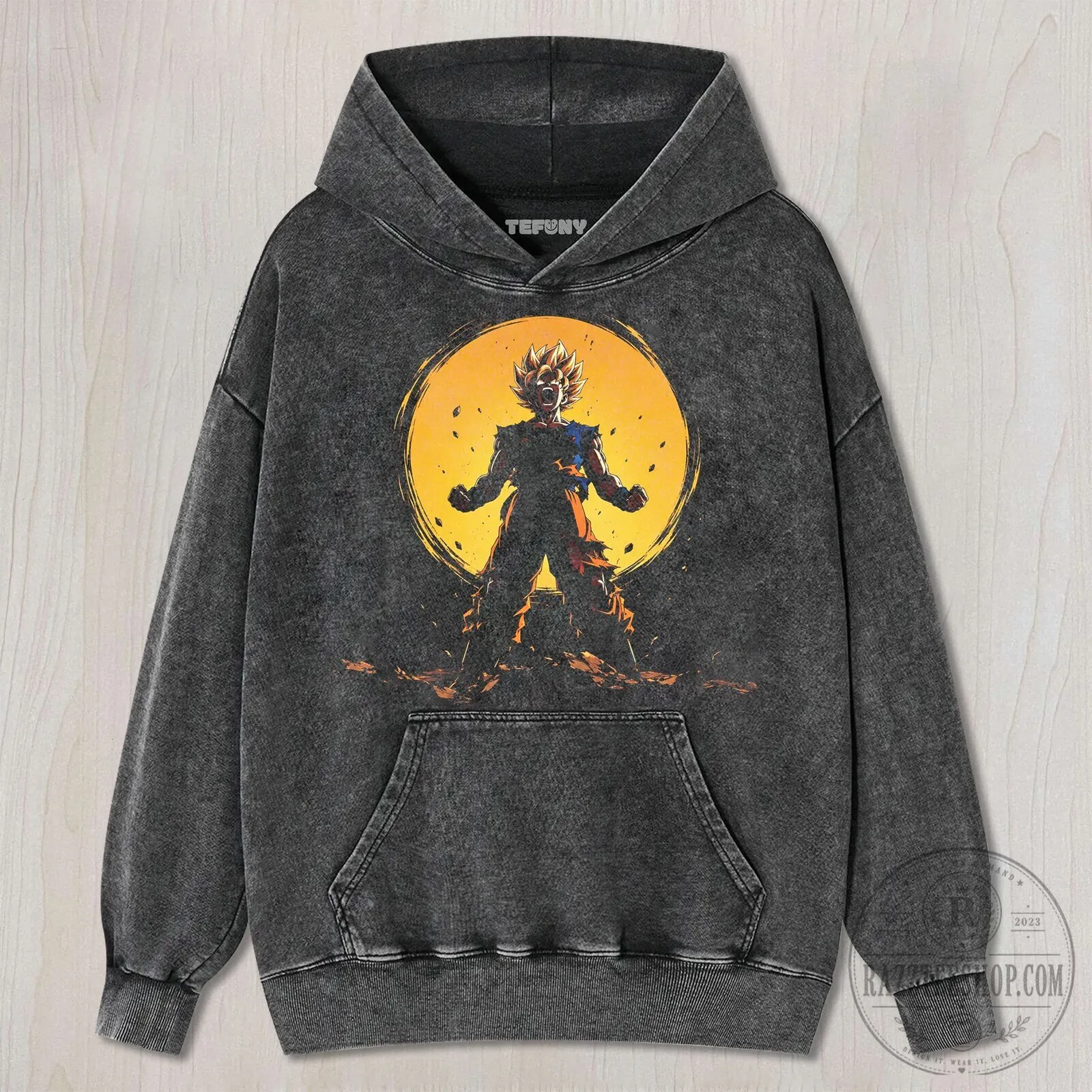 Dragon Ball Z Super Saiyan Goku Anime Manga Character Washed T-Shirt 13 Dragon Ball Z Super Saiyan Goku Anime Manga Character Washed T-Shirt