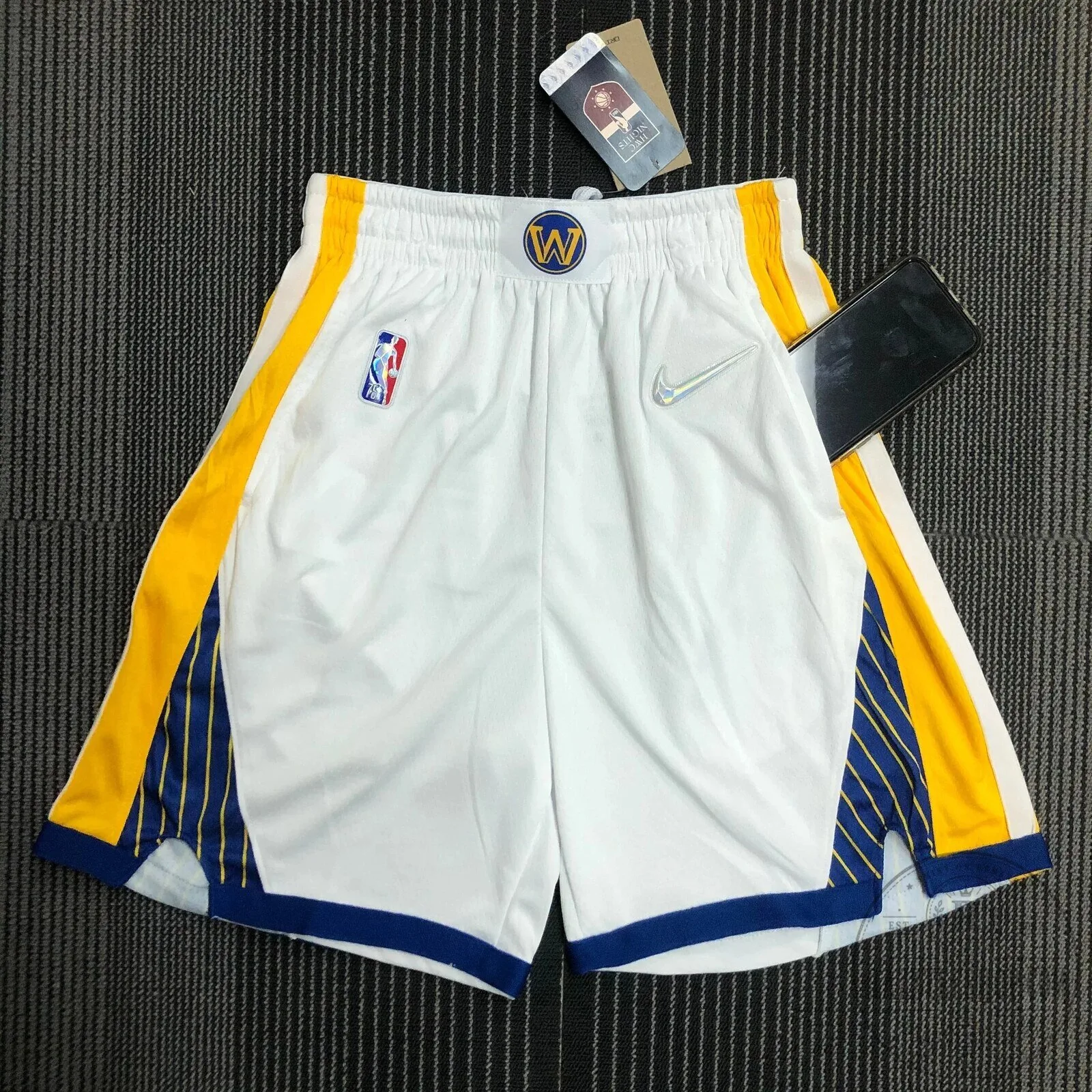 Golden State Warriors Association Edition Diamond 75th Anniversary Basketball Shorts