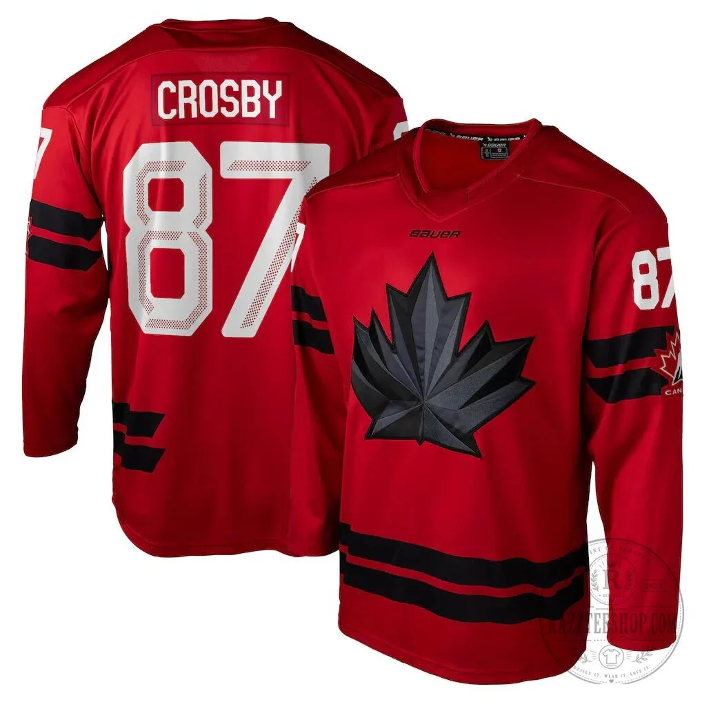 Sidney Crosby Team Canada Ice Hockey Jersey Red Winter Olympics 2026