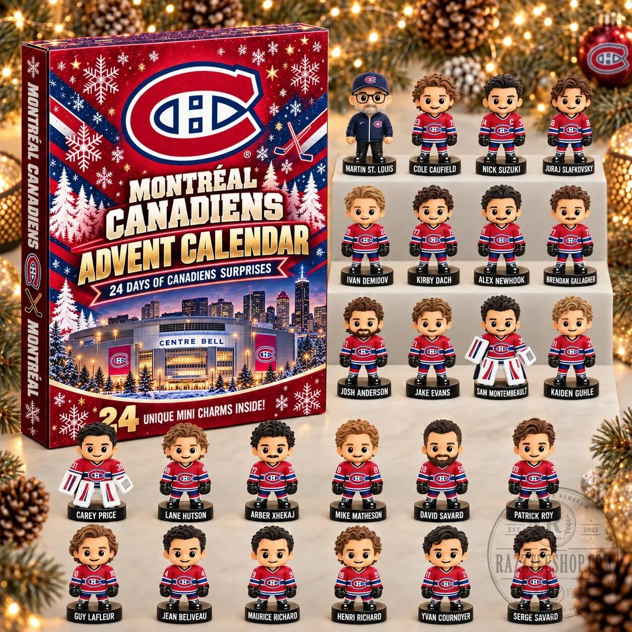 Montreal Canadiens Hockey Team 24 Day Advent Calendar