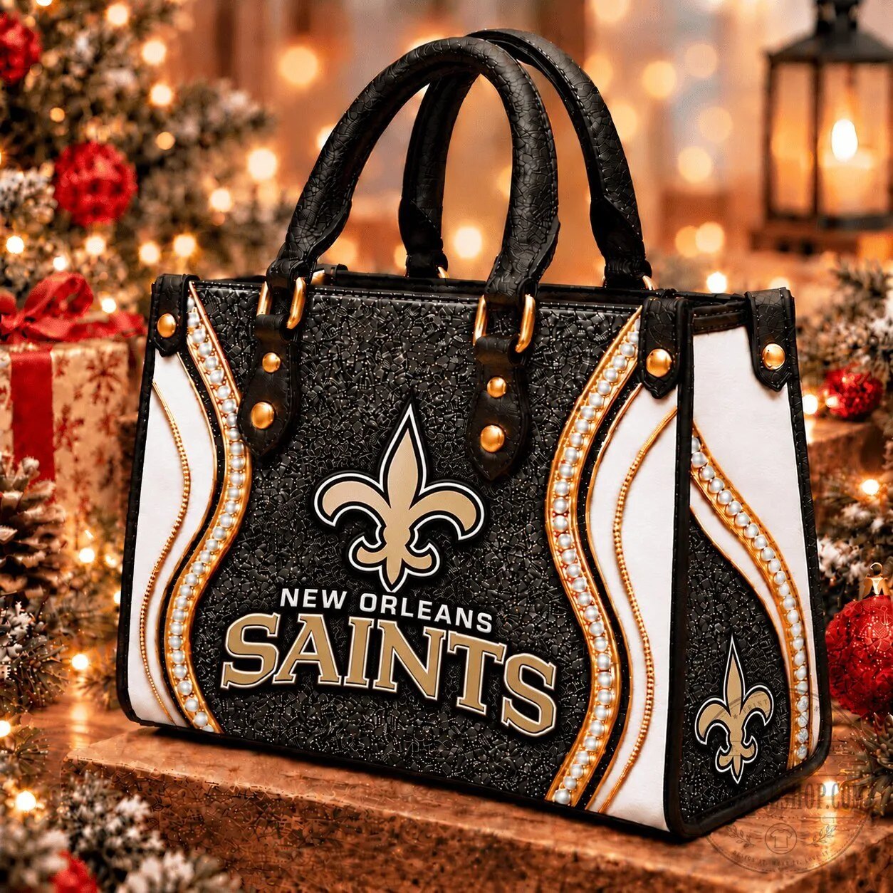 New Orleans Saints NFL Premium Leather Handbag for Women