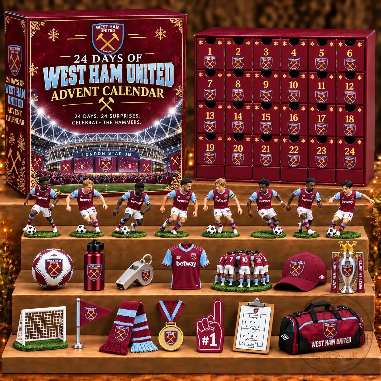 West Ham United Football Club 24 Day Advent Calendar Blind Box 4 West Ham United Football Club 24 Day Advent Calendar Blind Box