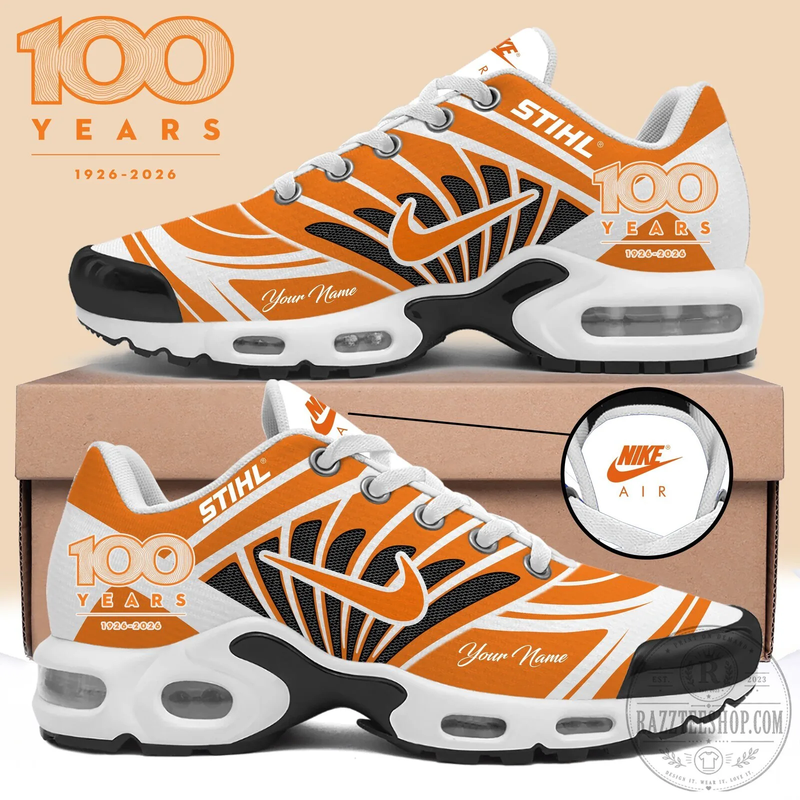 Stihl 100 Years Anniversary Orange Running Shoes