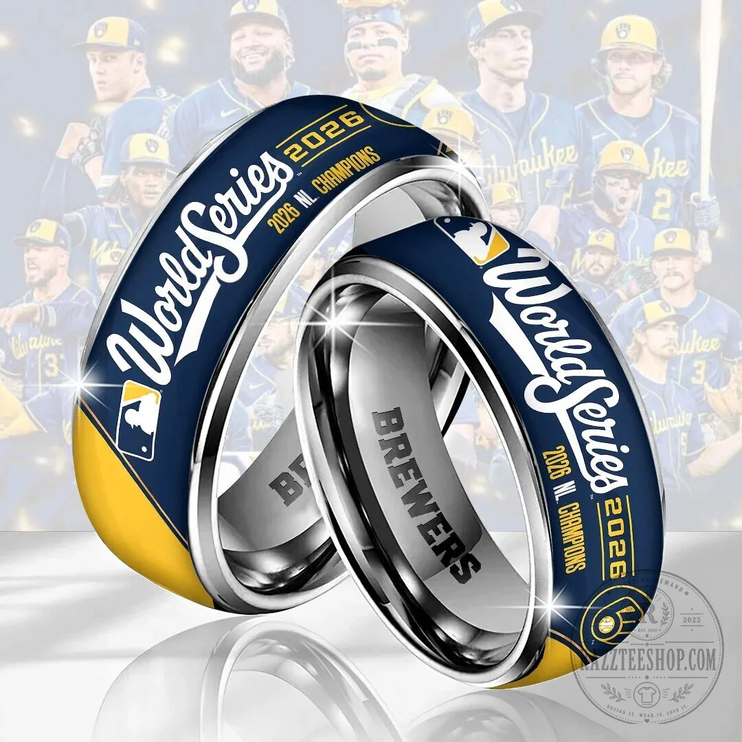 Milwaukee Brewers 2026 World Series National League Champions Commemorative Ring 3 Milwaukee Brewers 2026 World Series National League Champions Commemorative Ring