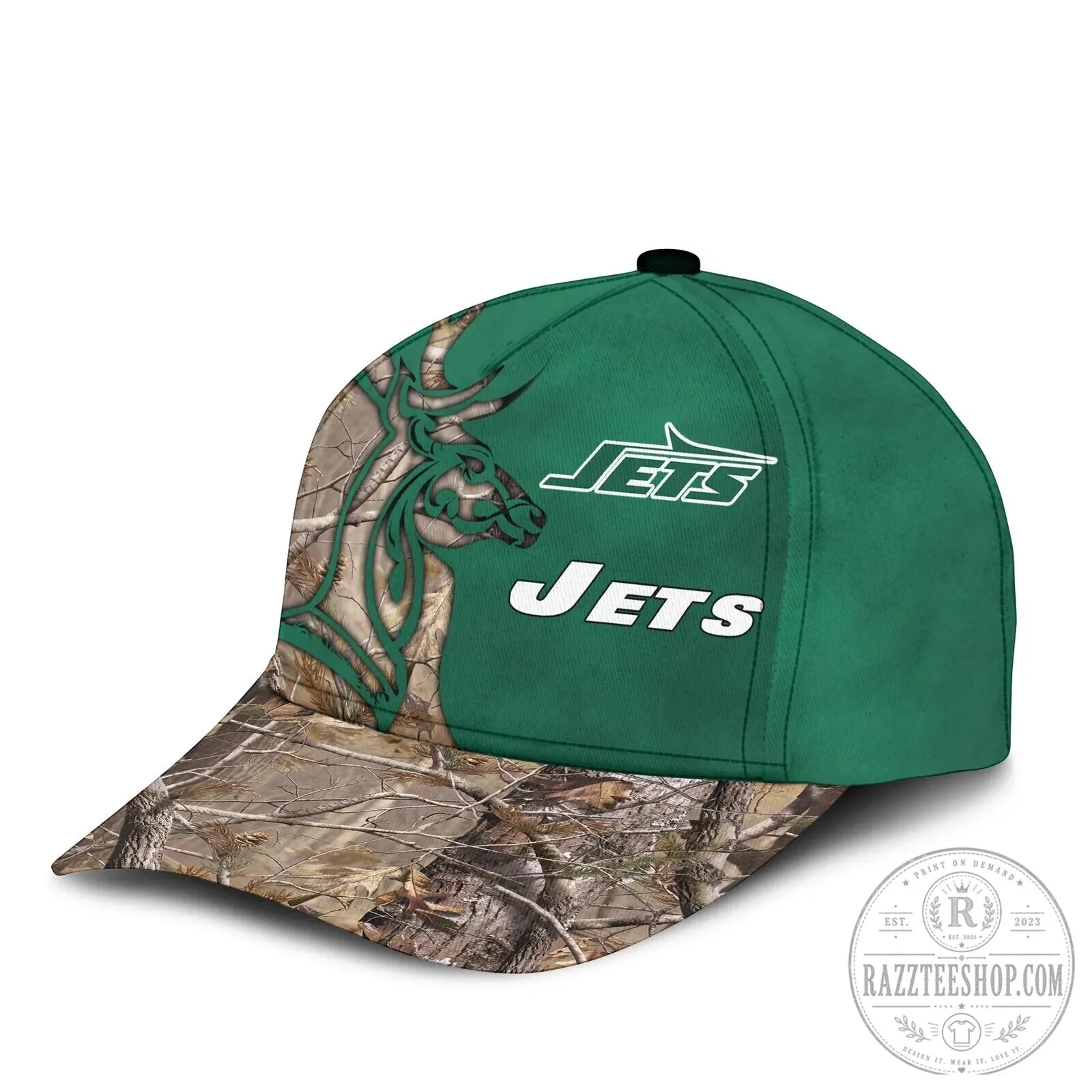 New York Jets Hunting Camouflage Deer Antler Green Baseball Cap Hat 12 New York Jets Hunting Camouflage Deer Antler Green Baseball Cap Hat