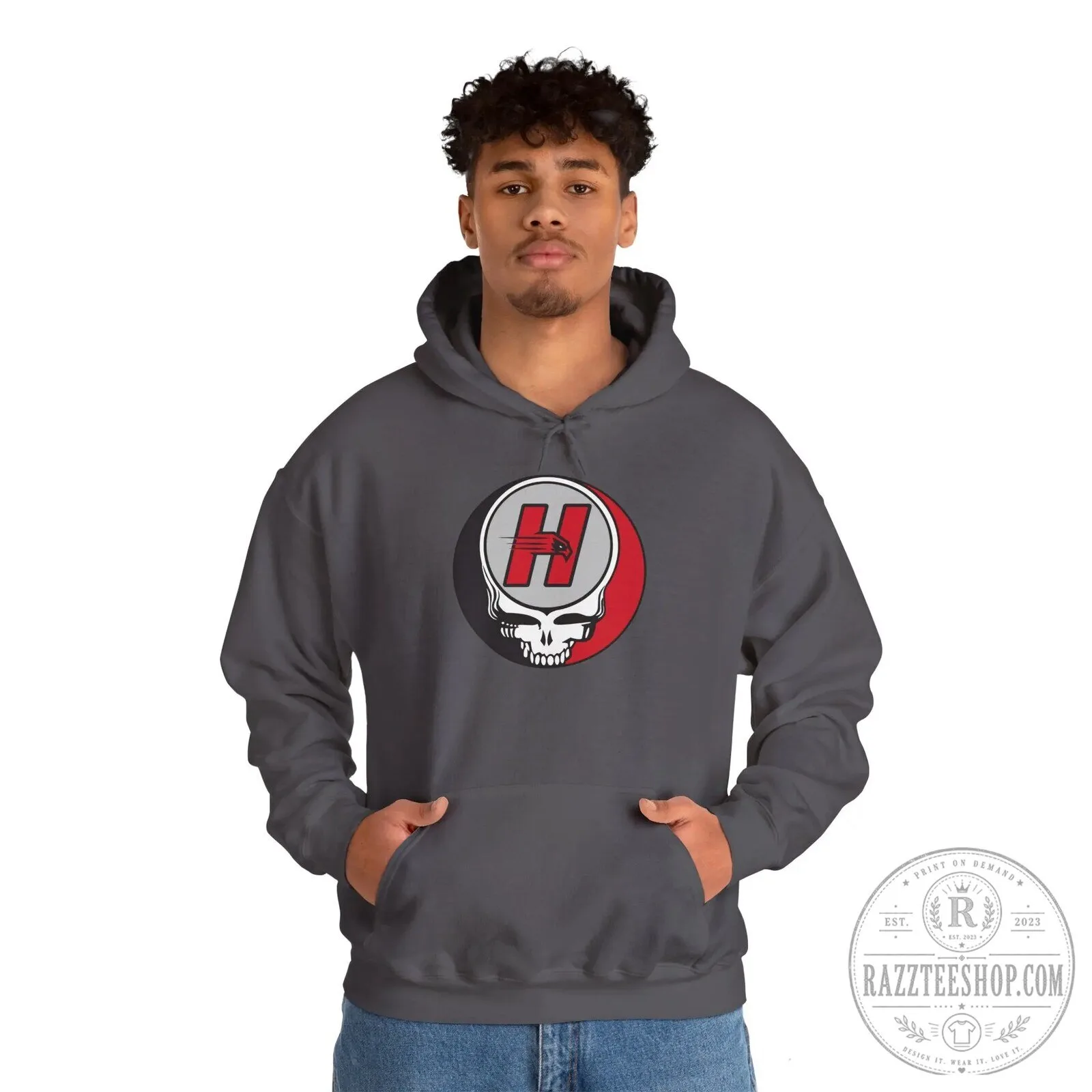 University of Hartford Grateful Dead Steal Your Face Skull Hoodie 18 University of Hartford Grateful Dead Steal Your Face Skull Hoodie