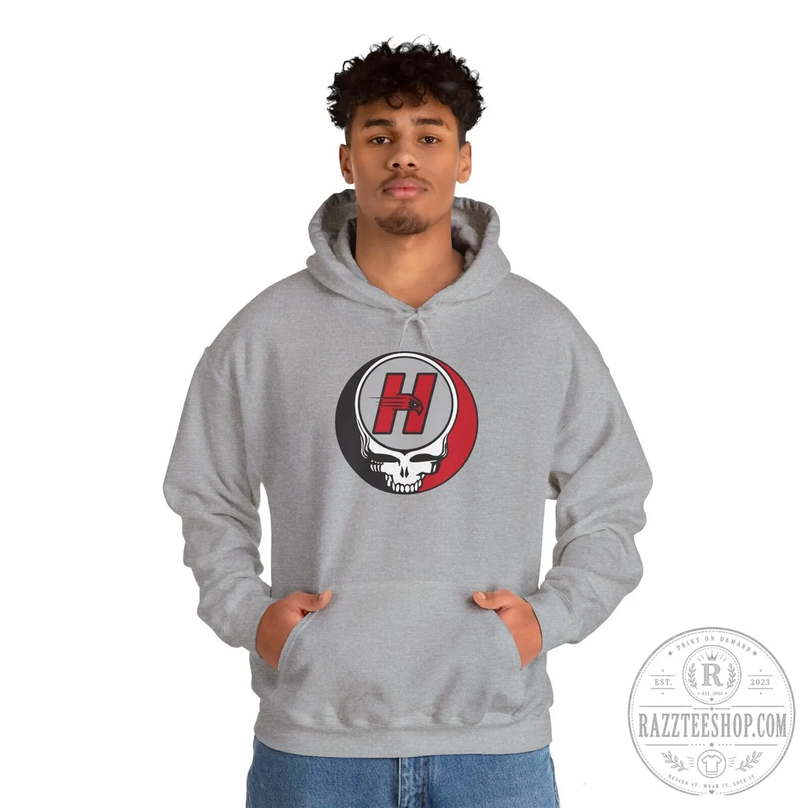 University of Hartford Grateful Dead Steal Your Face Skull Hoodie 19 University of Hartford Grateful Dead Steal Your Face Skull Hoodie