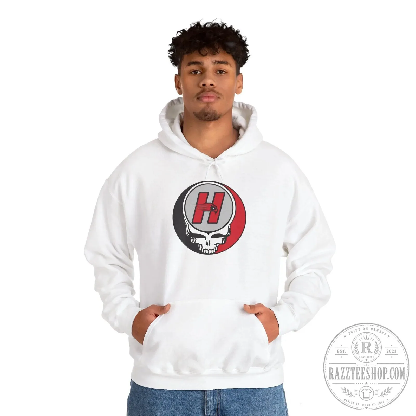 University of Hartford Grateful Dead Steal Your Face Skull Hoodie 20 University of Hartford Grateful Dead Steal Your Face Skull Hoodie