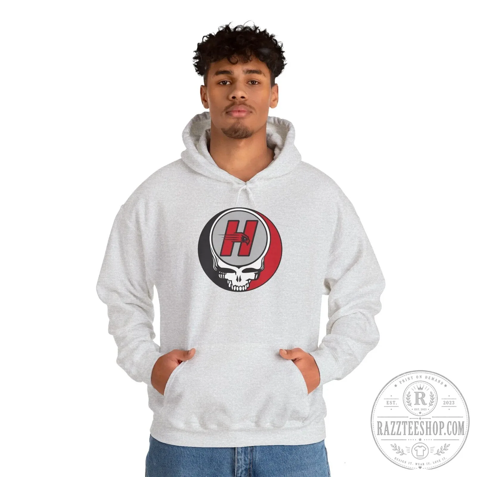 University of Hartford Grateful Dead Steal Your Face Skull Hoodie 21 University of Hartford Grateful Dead Steal Your Face Skull Hoodie