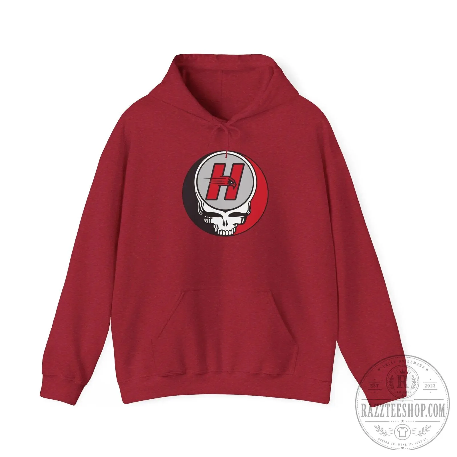 University of Hartford Grateful Dead Steal Your Face Skull Hoodie 24 University of Hartford Grateful Dead Steal Your Face Skull Hoodie